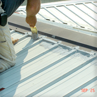 Caulking fasteners & seams